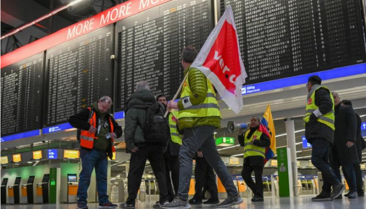 ألمانيا..موظفو أمن الطيران يضربون عن العمل إلى يوم الجمعة