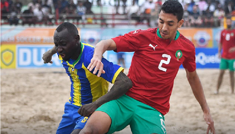 المنتخب الوطني لكرة القدم الشاطئية يتأهل لنصف النهائي بفوزه على تنزانيا