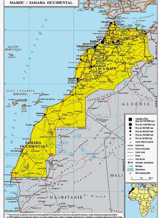"فرنسا" تعتمد خريطة "المغرب" كاملة في دعم لسيادة المملكة على صحرائها