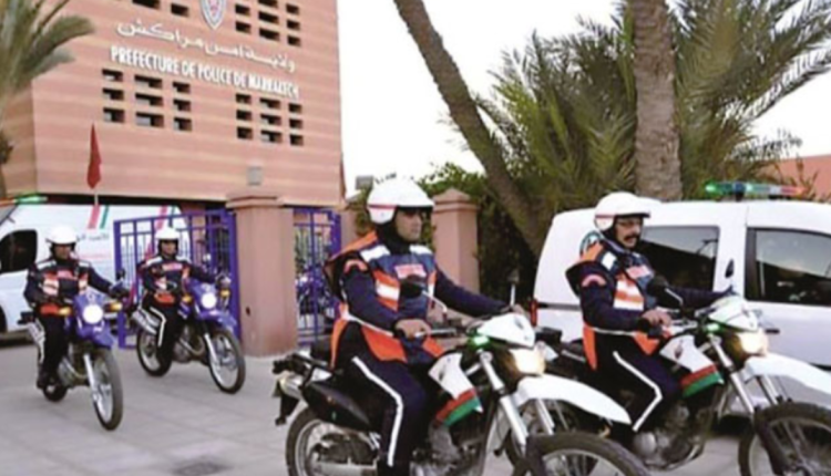 شرطي بمراكش يضطر لاستخدام سلاحه لتوقيف شخصين صدما عامل نظافة