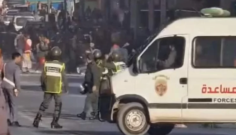 مواجهات بين قوات الأمن ومهاجرين أفارقة