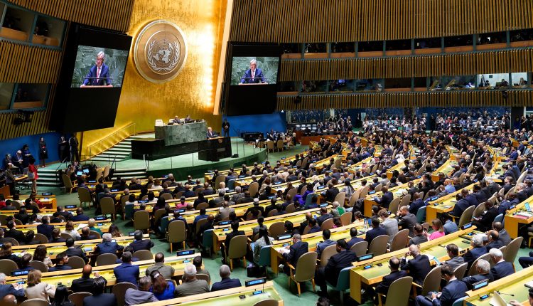 قرار بالأمم المتحدة يدعم قيام دولة فلسطينية على أساس حل الدولتين