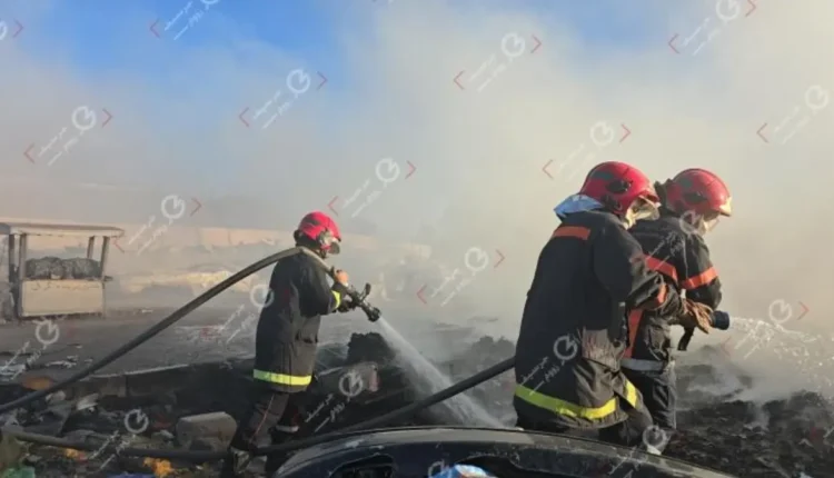حريق مهول في سوق المتلاشيات بجرسيف يؤدي إلى تدمير كميات كبيرة من السلع المعروضة