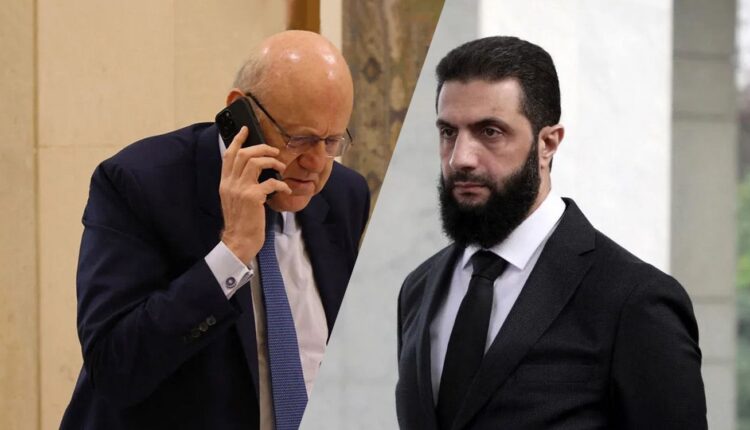 أحمد الشرع يجري إتصالا هاتفيا مع نجيب ميقاتي