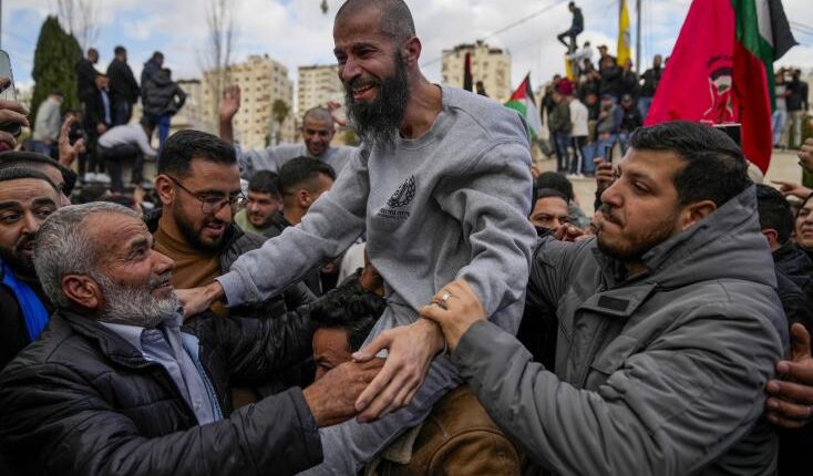 الإحتلال الإسرائيلي يفرج على 602 معتقل فلسطيني