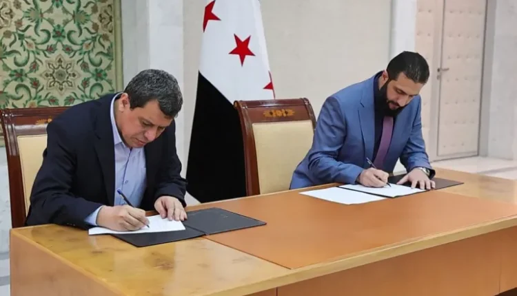 قوات سوريا الديمقراطية توافق على الإندماج في هياكل الدولة السورية