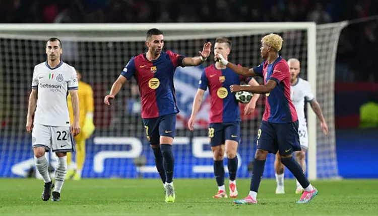 مواجهة نارية تنتهي بالتعادل بين برشلونة وإنتر في نصف نهائي دوري الأبطال
