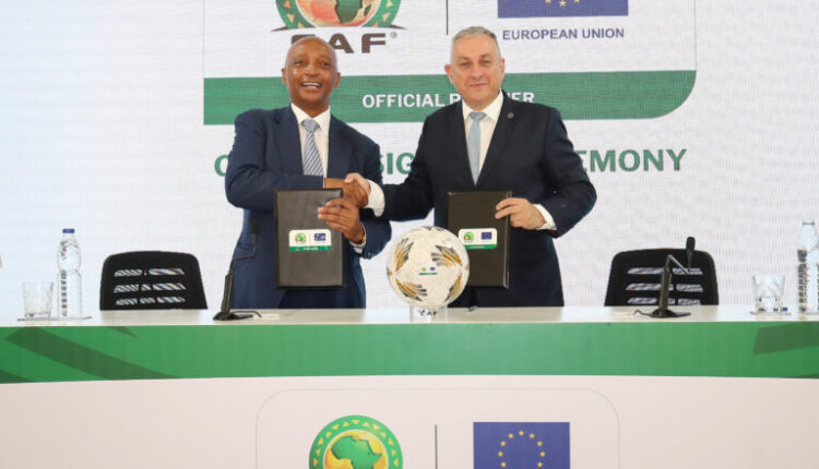 الكاف والاتحاد الأوروبي يوقعان اتفاقية شراكة تاريخية