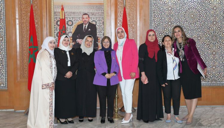 - قاضيات المغرب - قاضيات فلسطينيات - تعاون مهني - تمكين النساء - الجمعية الدولية للنساء القاضيات