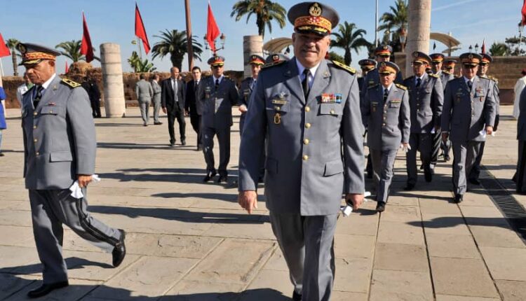 برقية تهنئة بمناسبة الذكرى 69 لتأسيس الجيش المغربي وتوجيه تحية إلى الجنرال حرامو