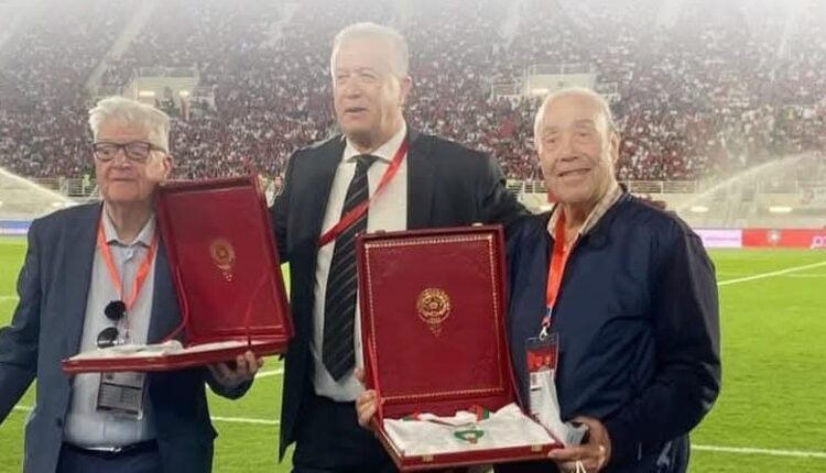 الجامعة الملكية المغربية لكرة القدم تكرّم القريشي والشرايبي