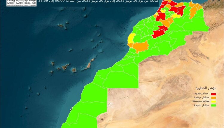 خرائط توقعية تحدد المناطق الأكثر عرضة لخطر حرائق الغابات 