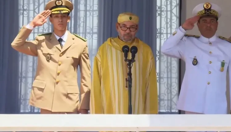 ترقية ولي العهد إلى رتبة كولونيل ماجور خلال احتفالات عيد العرش