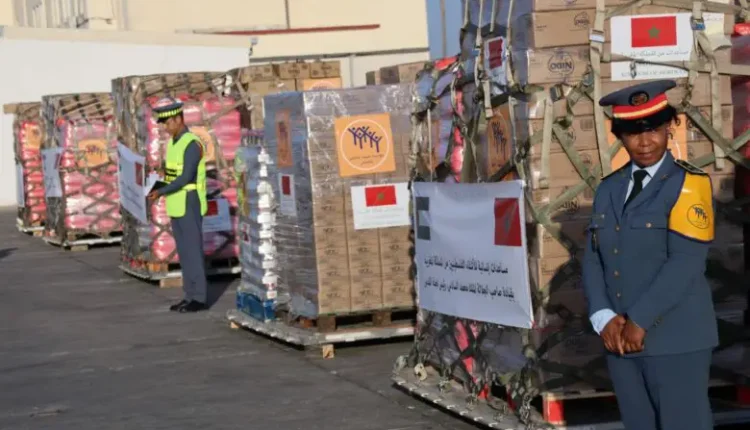 المغرب يرسل مساعدة إنسانية عاجلة إلى قطاع غزة بتوجيهات من جلالة الملك محمد السادس